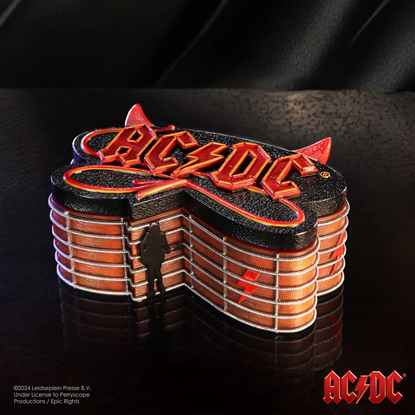 ACDC Logo Guitar Inspired Box 15cm 5