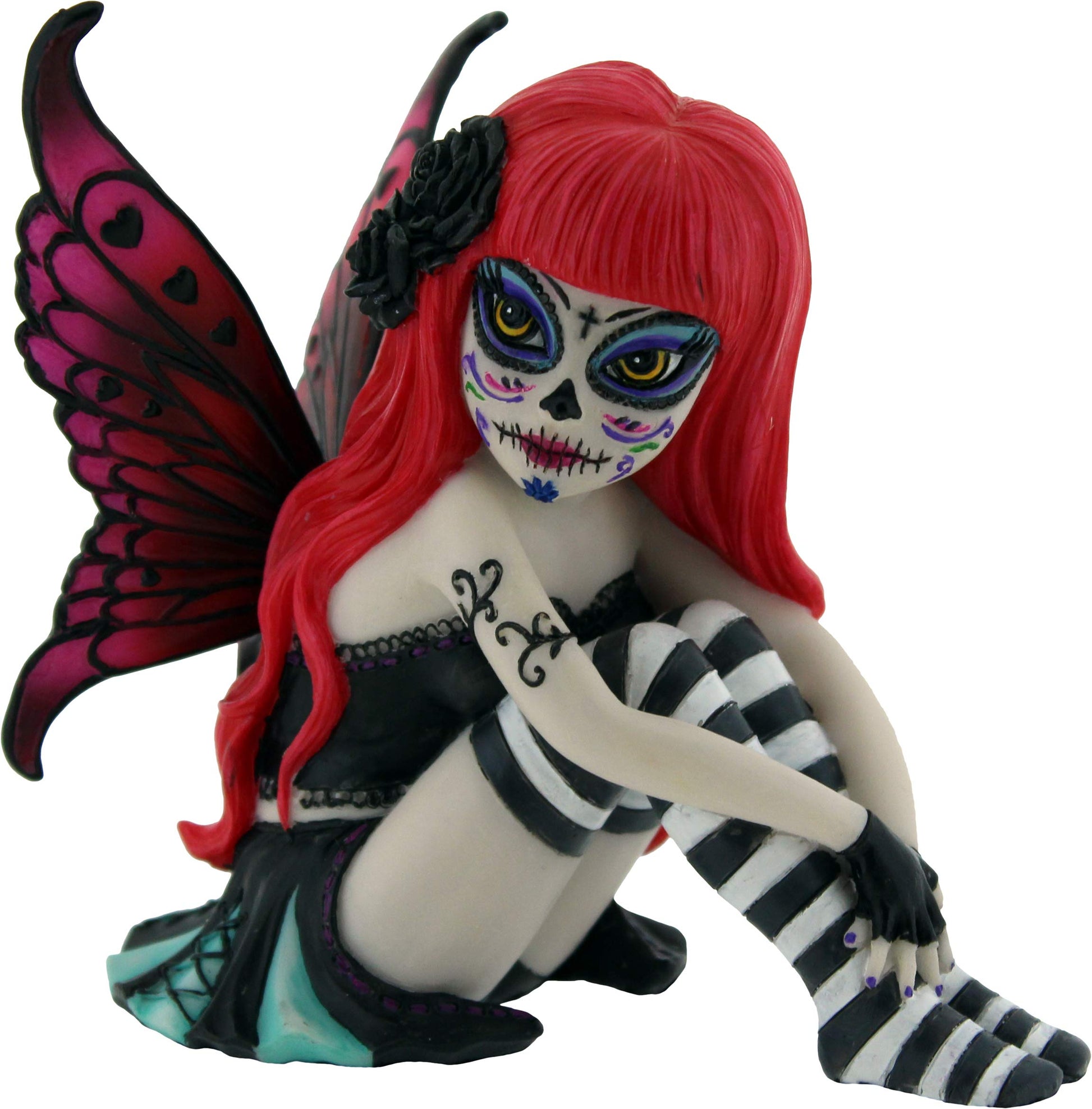 Valentina Figurine Sugar Skull Fairy Ornament 10cm 2