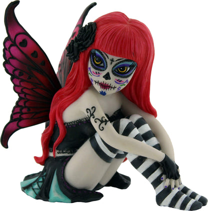 Valentina Figurine Sugar Skull Fairy Ornament 10cm 2