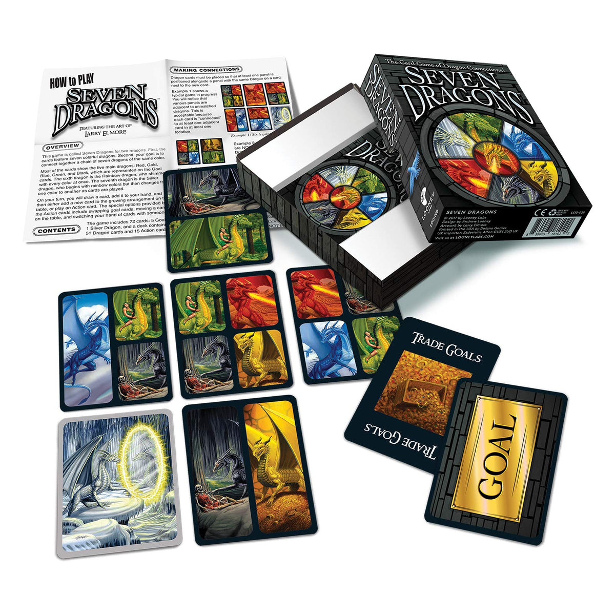 Seven Dragons Board Game by Looney Labs 4