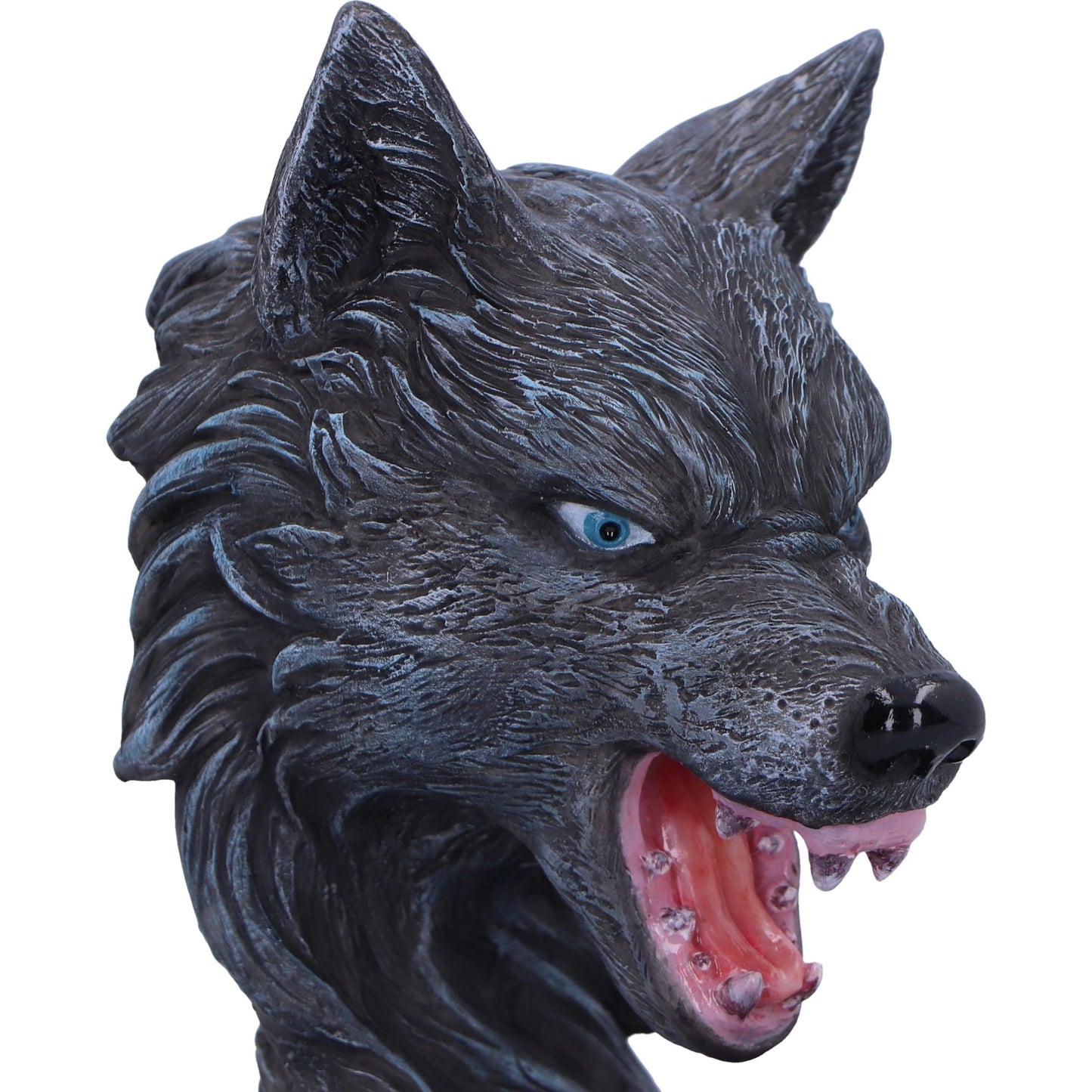 Dark Wolf Head Backflow Incense Burner 11.5cm 2
