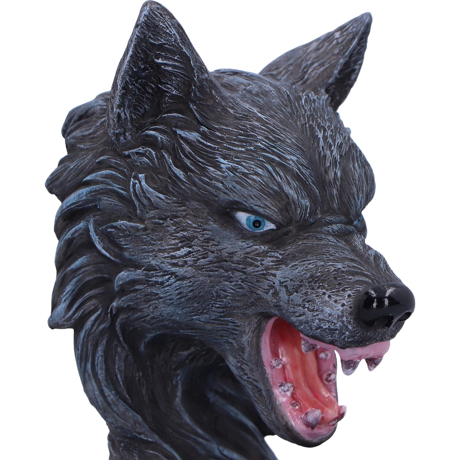 Dark Wolf Head Backflow Incense Burner 11.5cm 2