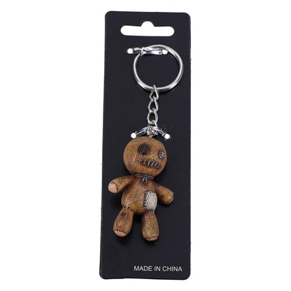 Pack of 12 Dark Curse Voodoo Doll Keyrings Keyring 6cm 5