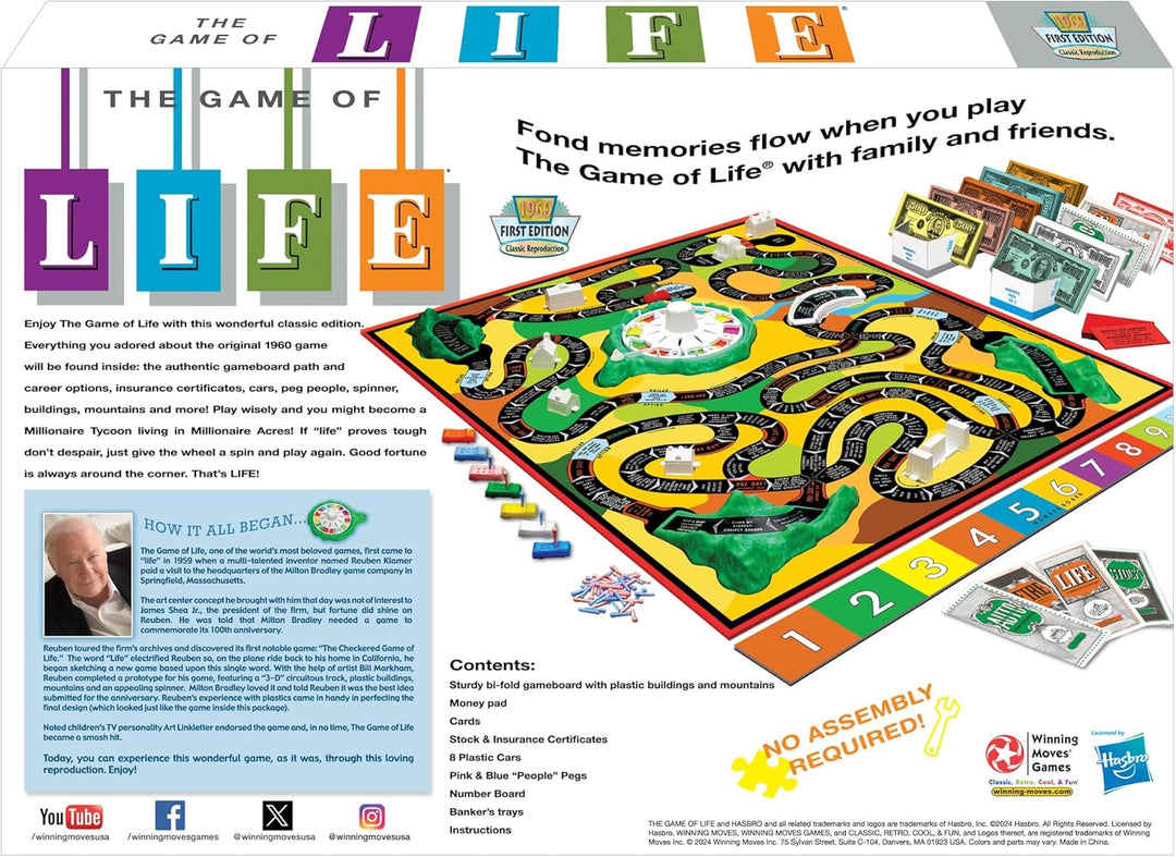The Game of Life Board Game Classic Refresh 2021