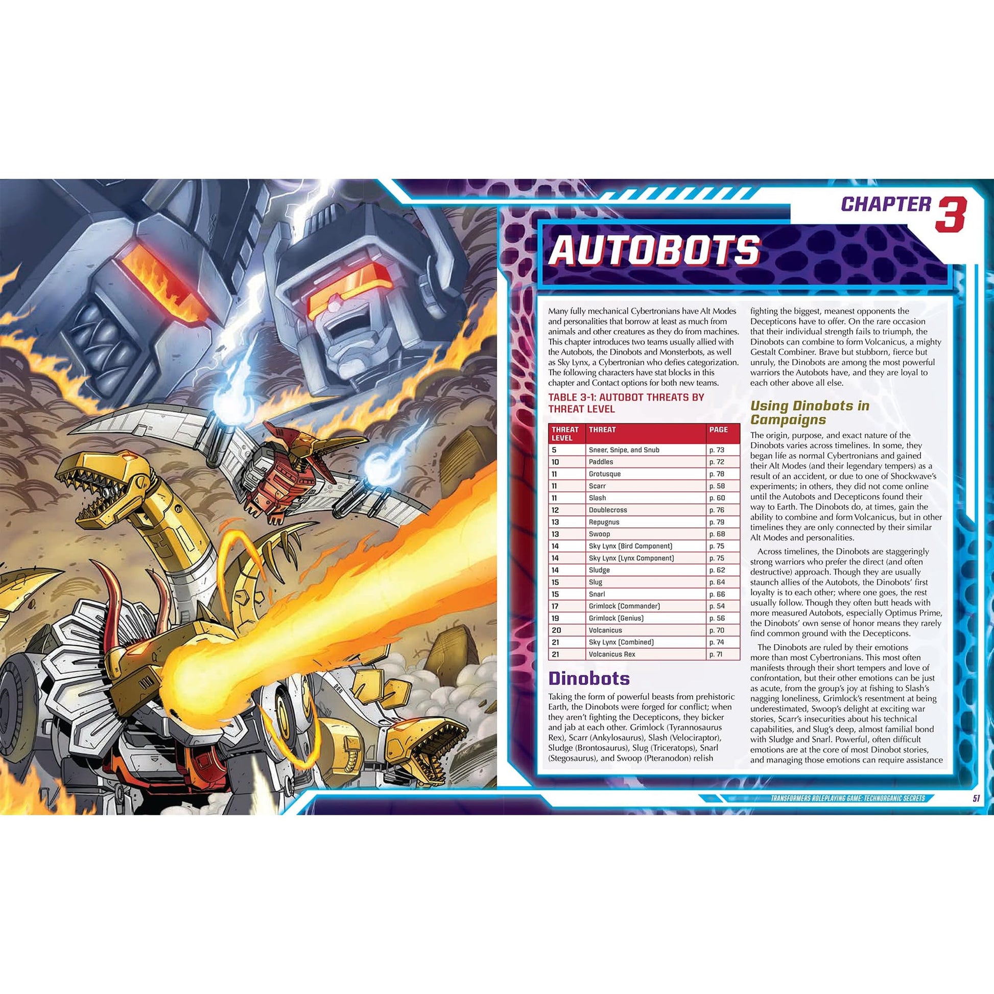 Transformers Roleplaying Game Technorganic Secrets Sourcebook 8