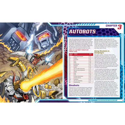 Transformers Roleplaying Game Technorganic Secrets Sourcebook 8