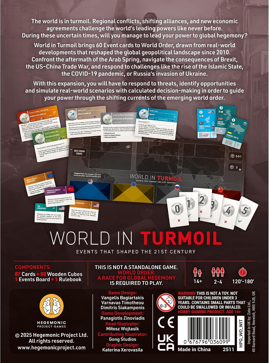 World in Turmoil Board Game Expansion