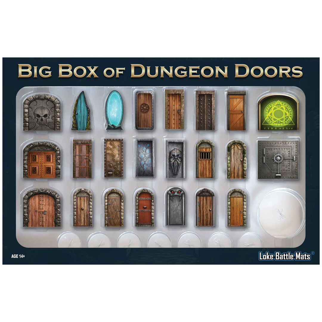 Big Box of Dungeon Doors by Loke, RPG Accessory