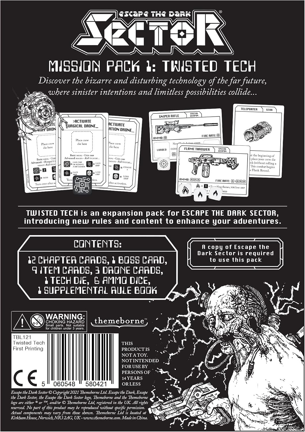 Mission Pack 1 Twisted Tech Escape the Dark Sector Board Game Expansion