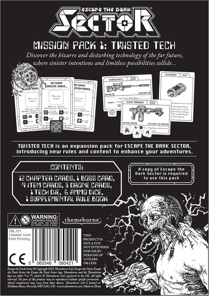 Mission Pack 1 Twisted Tech Escape the Dark Sector Expansion Board Game