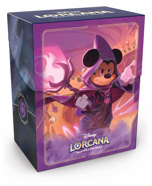 Disney Lorcana TCG Deck Case Mickey Mouse Set 8 Trading Card Game by Ravensburger 1