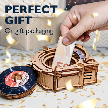 Record Player Puzzle Gift Box Game