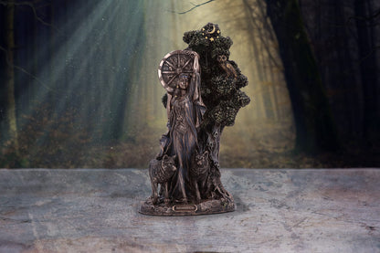 Arianrhod The Celtic Goddess of Fate Bronze Figurine 24cm 6