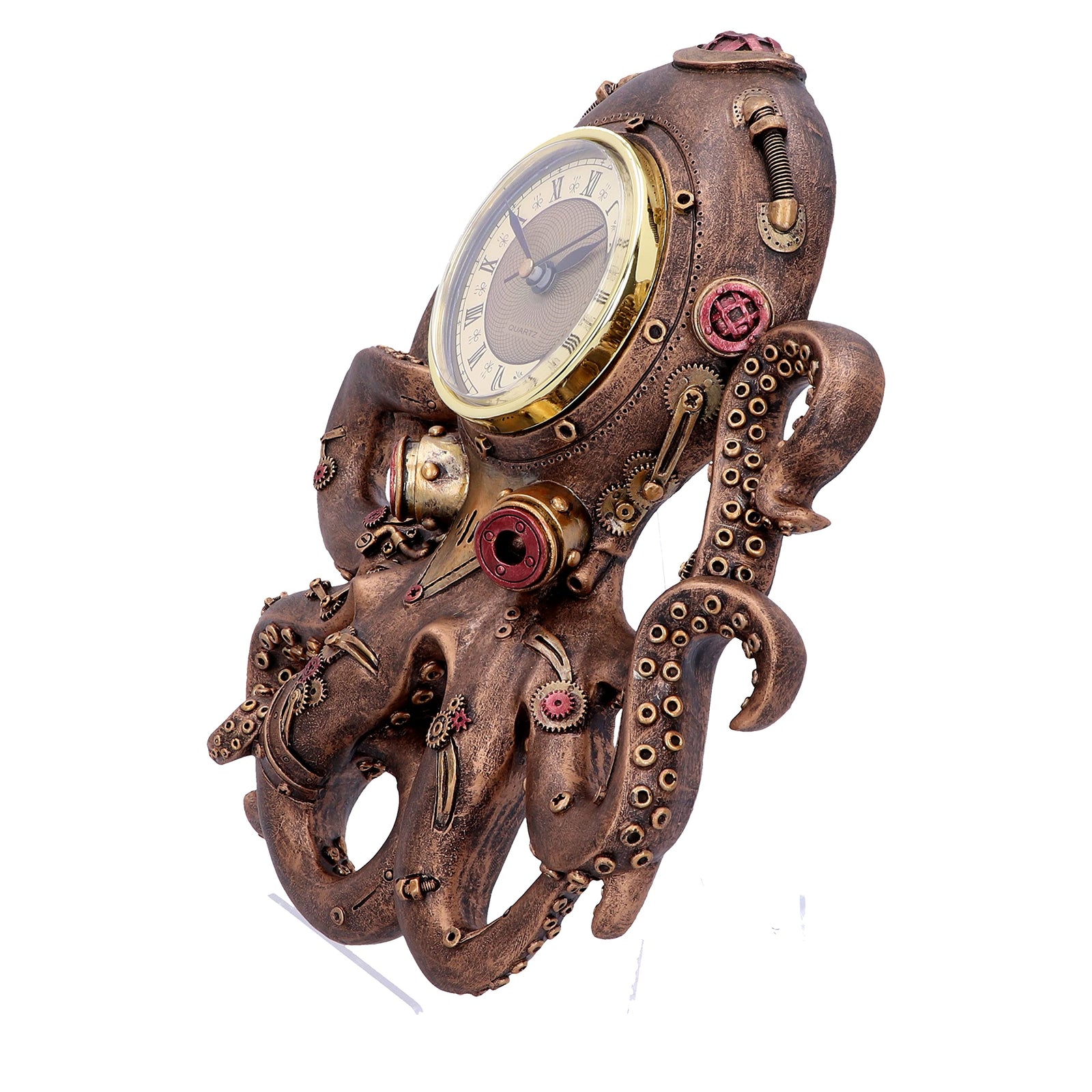 Octoclock Steampunk Octopus Squid Wall Clock 26cm 2