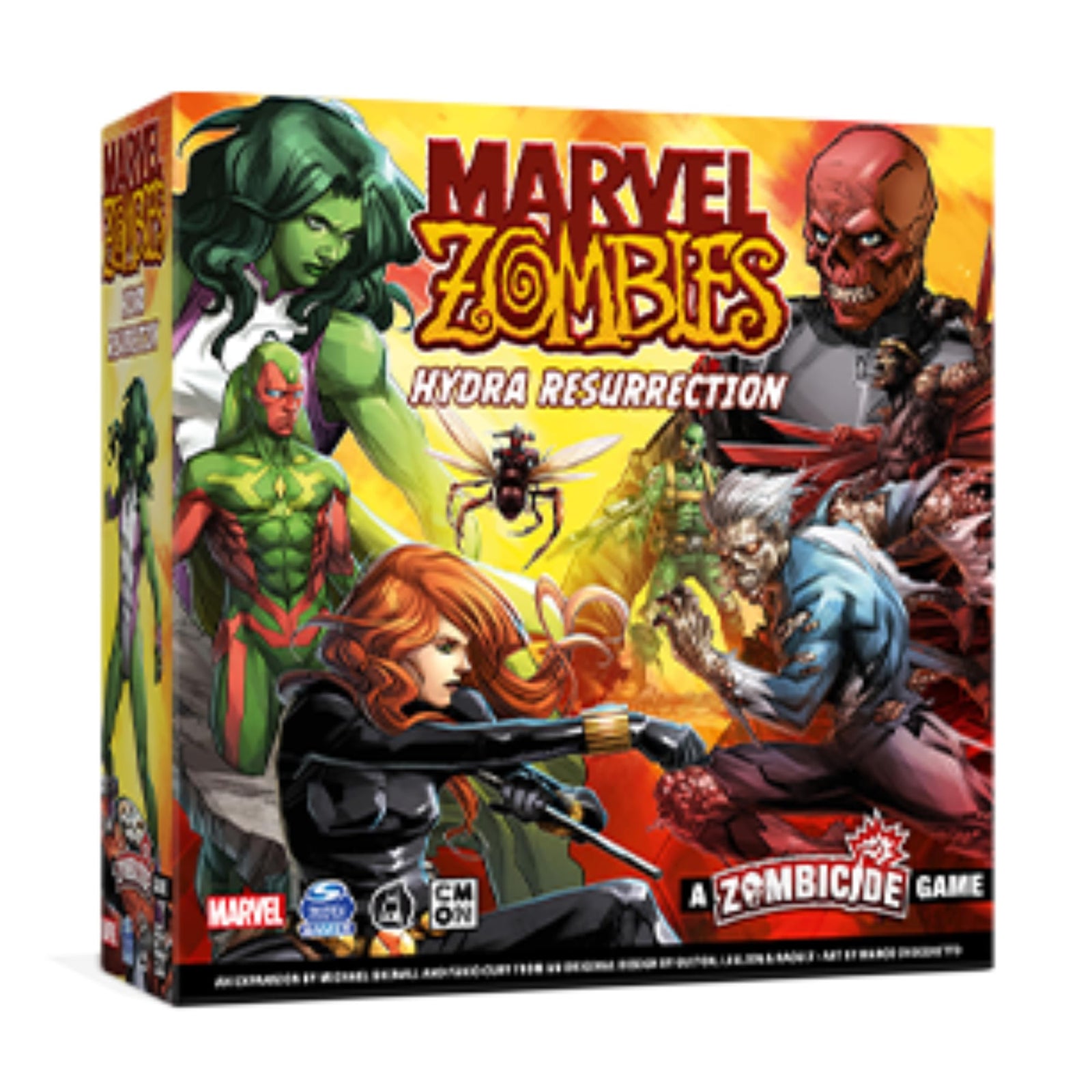 Marvel Zombies: A Zombicide Game - Hydra Resurrection - Battle Red Skull's Zombie Hydra Soldiers! Cooperative Strategy Game, Ages 14+, 1-6 Players, 90 Minute Playtime, Made by CMON 1
