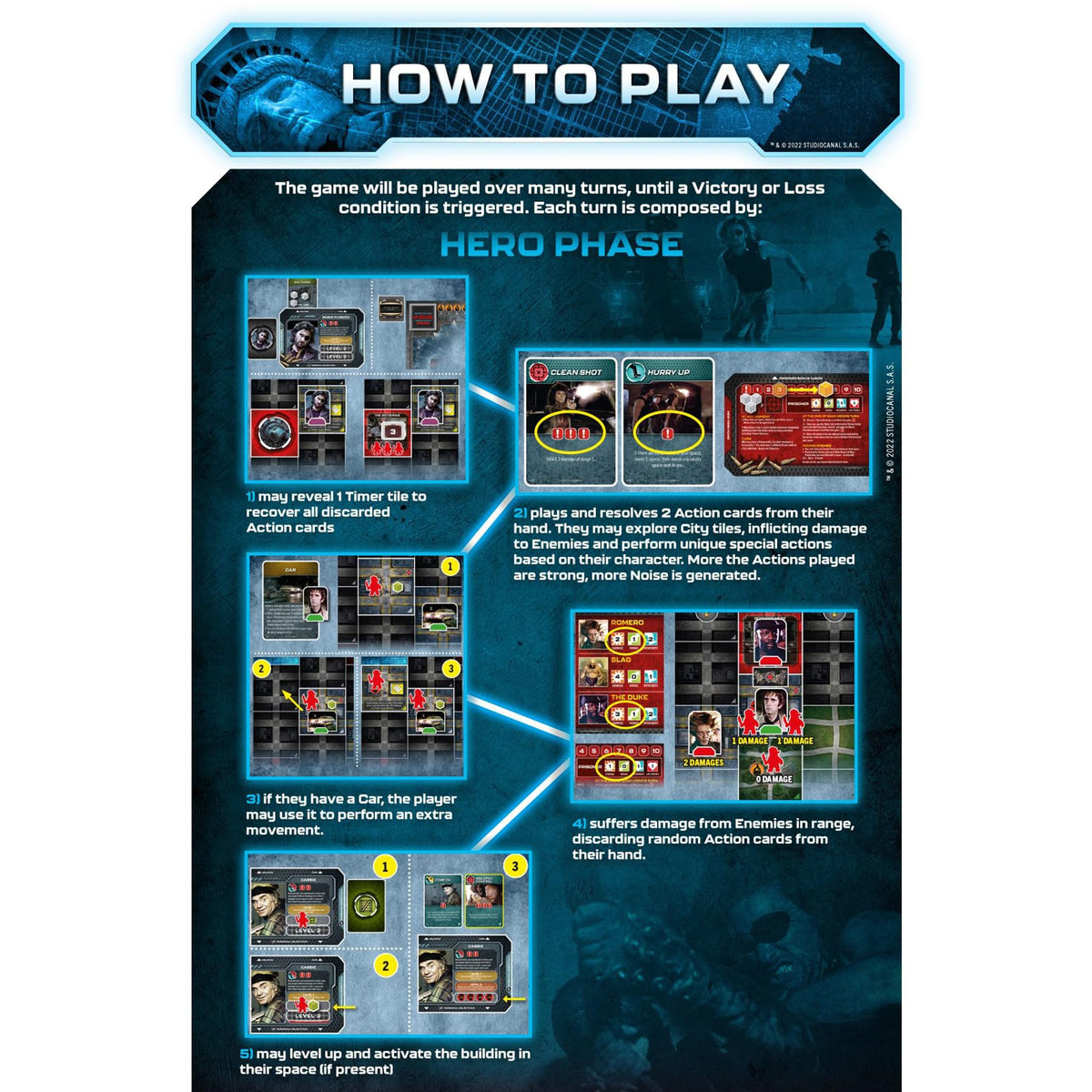 Escape from New York Board Game by Pendragon Game Studios 4