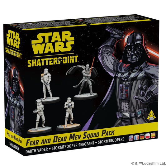 Atomic Mass Games Star Wars Shatterpoint Fear and Dead Men Squad Pack - Tabletop Miniatures Game, Strategy Game for Kids and Adults, Ages 14+, 2 Players, 90 Minute Playtime, Made 1