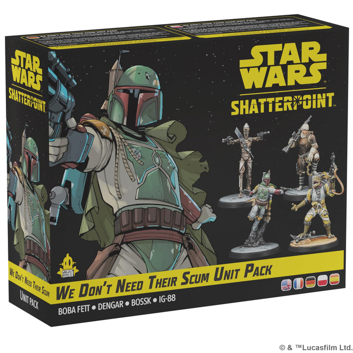 Atomic Mass Games Star Wars Shatterpoint We Don't Need Their Scum Squad Pack - Tabletop Miniatures Game, Strategy Game for Kids and Adults, Ages 14+, 2 Players, 90 Minute Playtime, Made