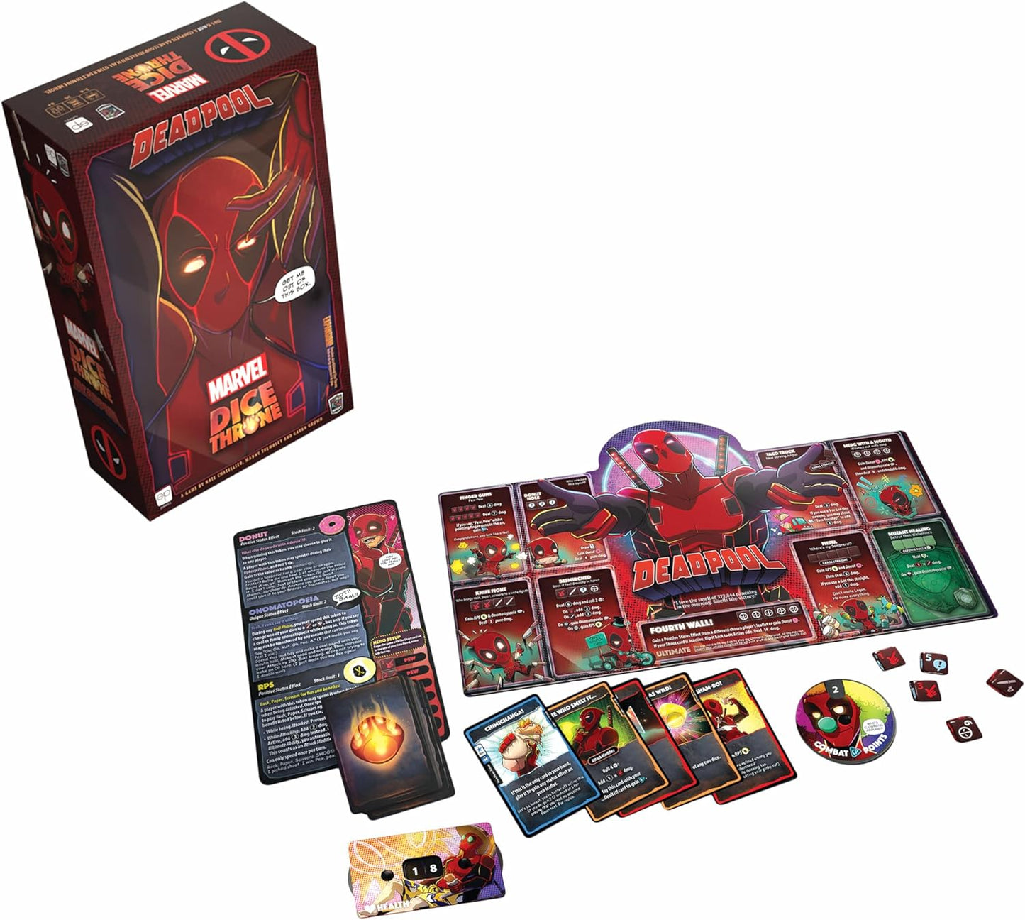 Marvel Dice Throne Deadpool Deluxe Board Game Expansion