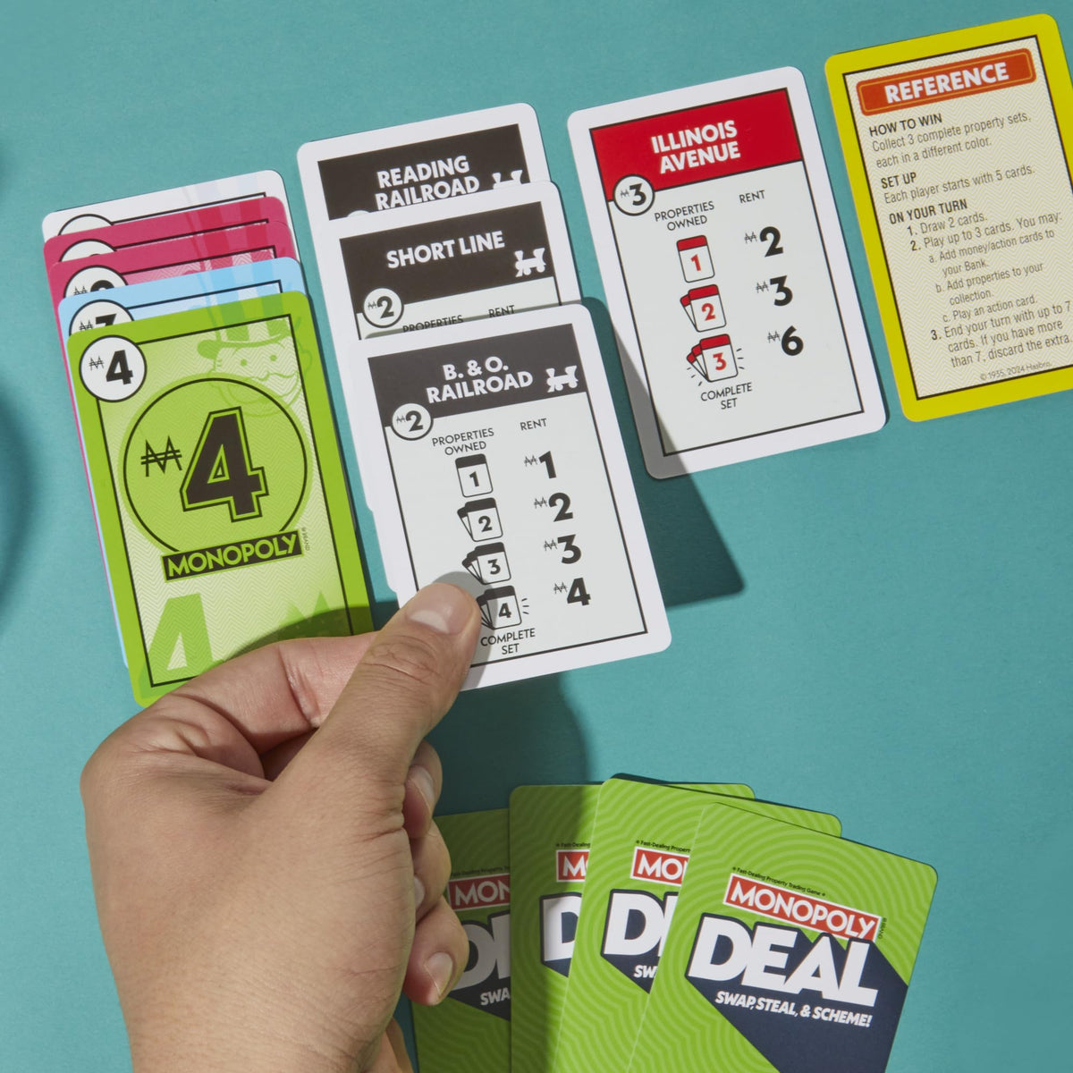 Monopoly Hasbro Gaming Deal Strategy Card Game for 8+ Year Old Kids, for 2-5 Players, Family Games for Children and Adults, Fun Christmas and Birthday Party Gift Idea 3