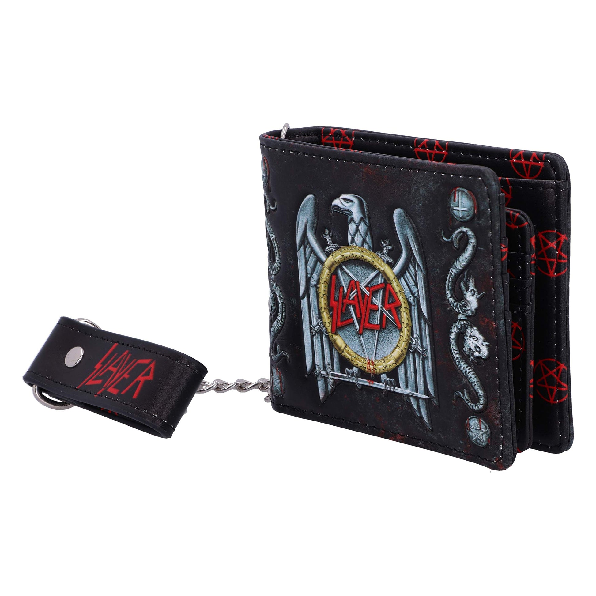 Slayer Eagle Logo Embossed Wallet Purse Officially Licensed 2