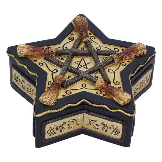 Magick Protector Wiccan Broomstick Box 16cm 2