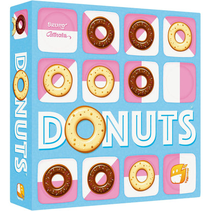 Funforge: Donuts - The Tasty & Tactical Clash for 2 Players, Placement Board Game, Abstract Adult & Family Game, Ages 8+, 10-15 Min 1