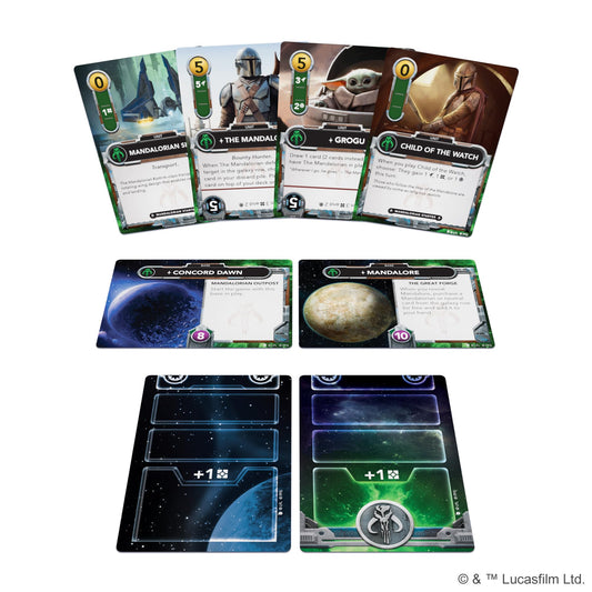 Star Wars the Deckbuilding Game the Mandalorian Faction Pack Card Game 2