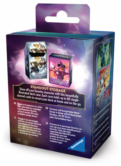 Disney Lorcana TCG Deck Case Mickey Mouse Set 8 Trading Card Game by Ravensburger 5
