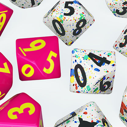 Modiphius Entertainment: Fallout Factions: Dice Sets - The Pack - 12 Engraved Dice, Tabletop Miniatures Game Accessory, Officially Licensed 5