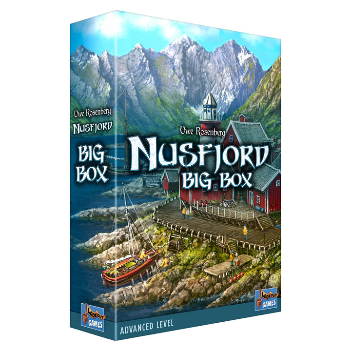 Nusfjord Board Game Big Box Edition - Complete Card Deck Collection, Includes All Expansions, Strategy Game for Kids & Adults, Ages 12+, 1-5 Players, 20-100 Min Playtime, Made by Lookout Games