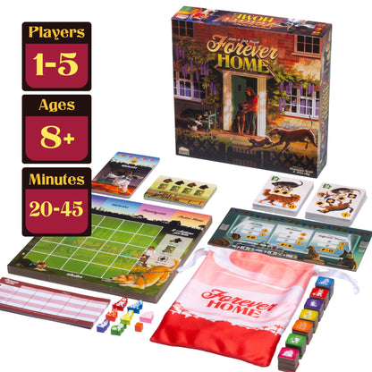 Forever Home: A Game of Second Chances for Shelter Dogs by Birdwood Games, Family Board Game 3