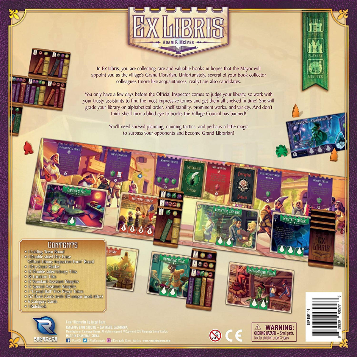 Ex Libris Second Edition Board Game by Renegade Studio 2