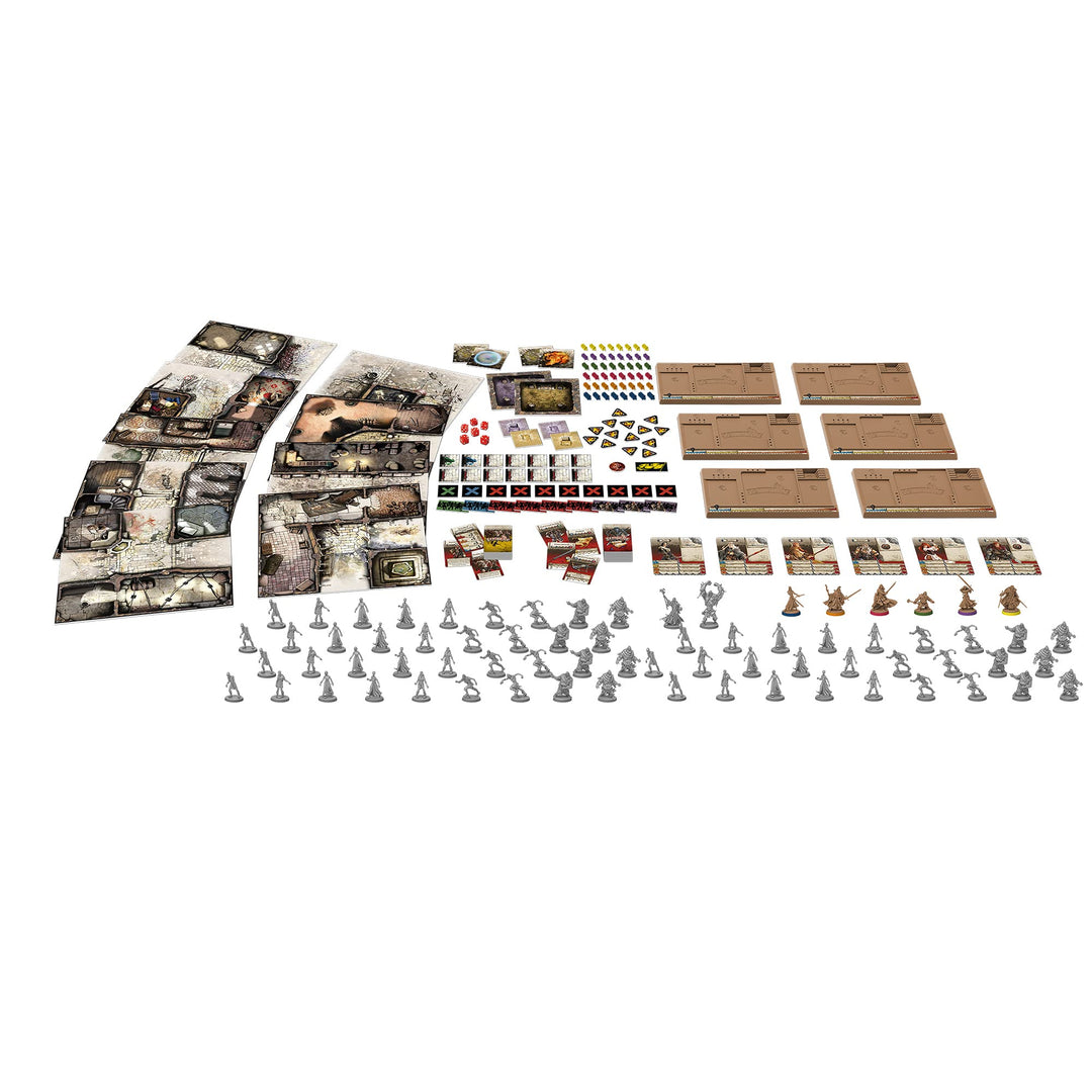 Zombicide Black Plague Board Game (Base) | Strategy Board Game | Cooperative Board Game for Teens and Adults | Zombie Board Game | Ages 14+ | 1-6 Players | Average Playtime 1 Hour | Made by CMON