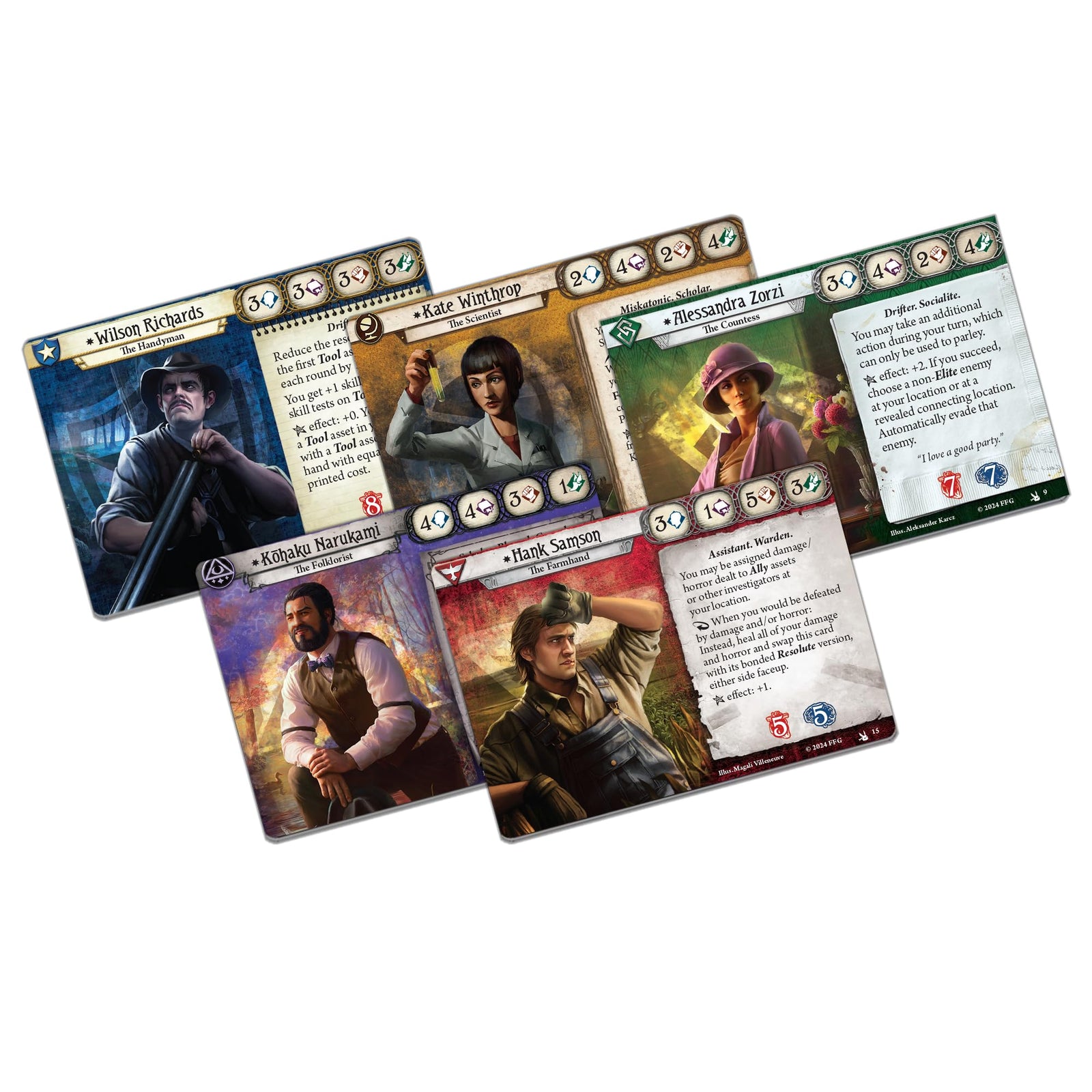 Arkham Horror The Card Game The Feast of Hemlock Vale Investigator Expansion - Face Unknown Terrors! Lovecraftian Cooperative LCG, Ages 14+, 1-4 Players, 1-2 Hr Playtime, Made by Fantasy Flight Games 2