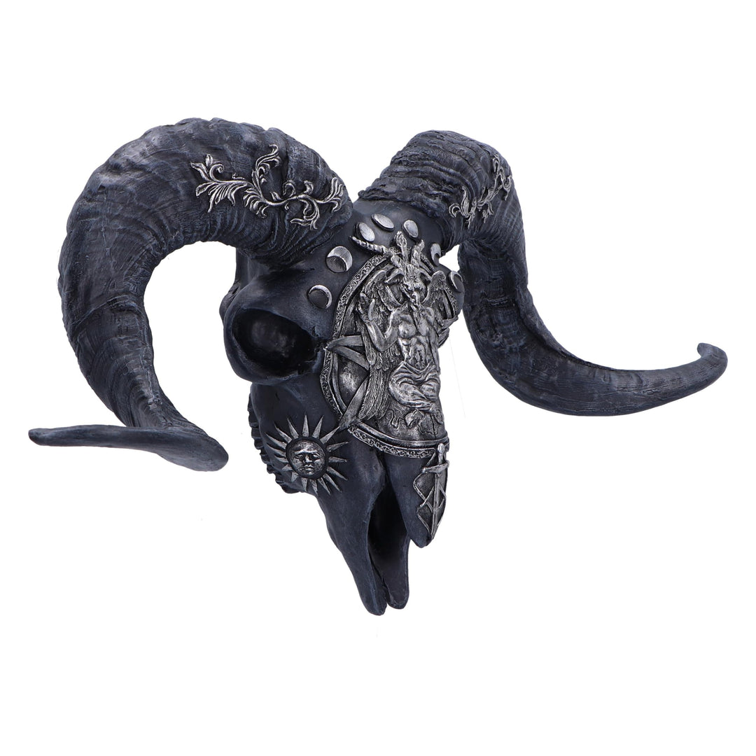 Baphomets Veneration Skull Wall Plaque 53cm