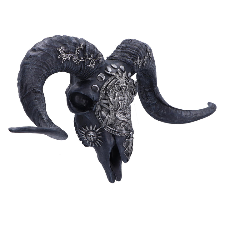 Baphomets Veneration Skull Wall Plaque 53cm