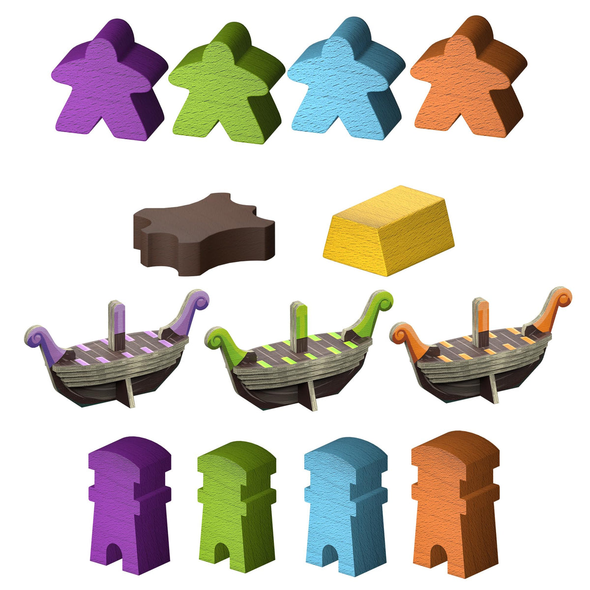Karvi Board Game - Viking Saga of Raiding and Trading! Epic Adventure Game, Strategy Game for Kids & Adults, Ages 12+, 2-4 Players, 120 Min Playtime, Made by Hans im Glück 3