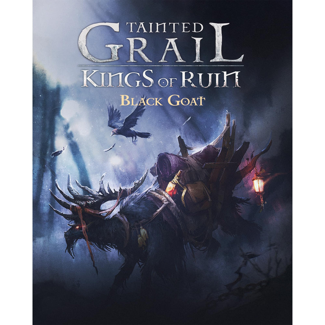 Awaken Realms Tainted Grail: Kings of Ruin Black Goat Miniature Upgrade - Enhance Your Game Experience! Ages 14+, 1-4 Players, 2-3 Hour Playtime, Made