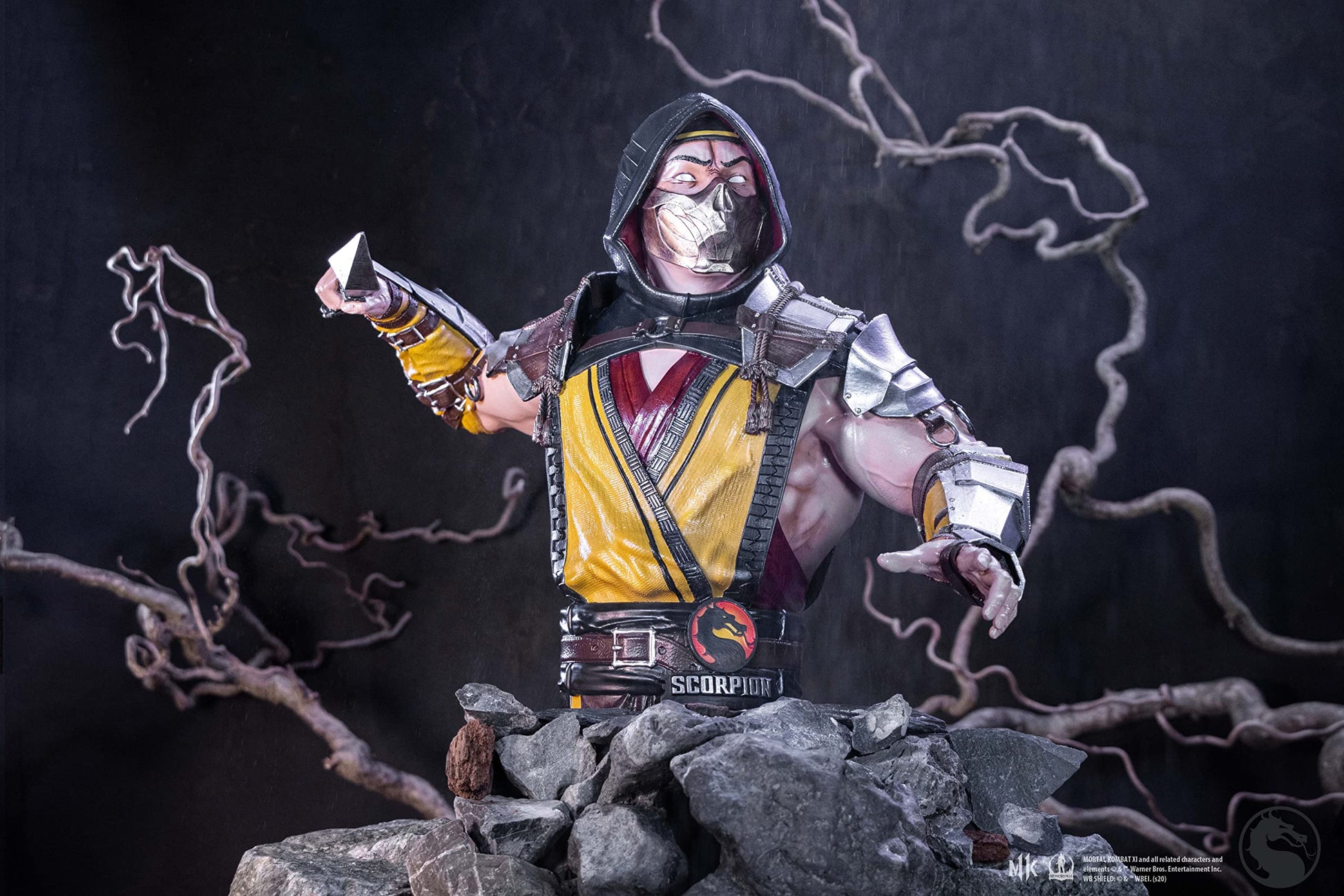 Mortal Kombat Scorpion Bust 29.5cm Officially Licensed 7