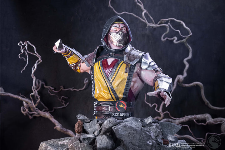 Mortal Kombat Scorpion Bust 29.5cm Officially Licensed