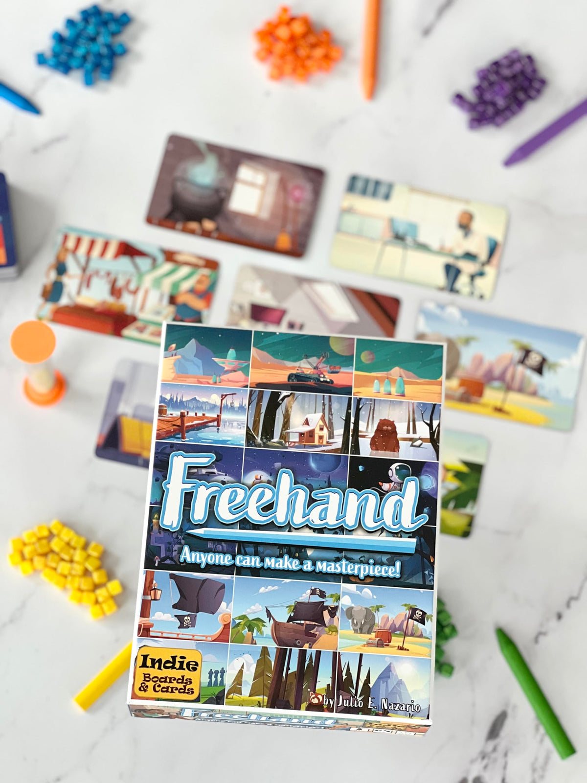 Freehand by Indie Boards & Cards, Party Board Game 4