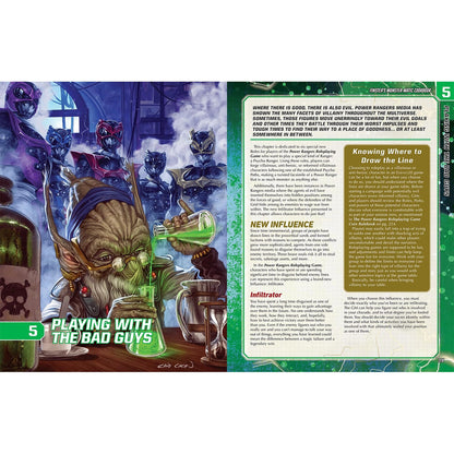Finsters Monster Matic Cookbook Sourcebook Power Rangers RPG Roleplaying Game by Renegade Studio 6
