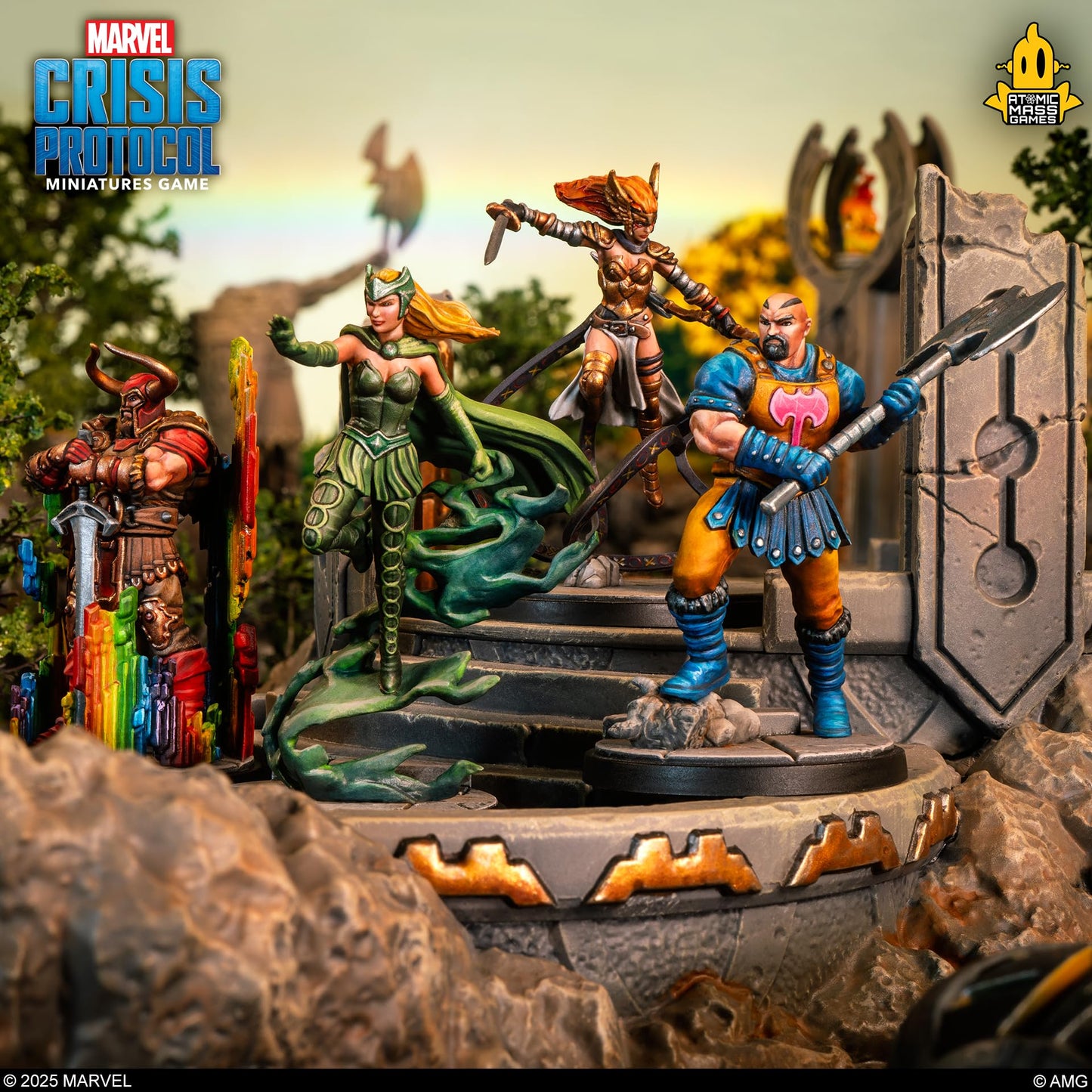 Marvel Crisis Protocol Warriors of Asgard Miniature Game by Atomic Mass 4