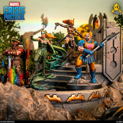 Marvel Crisis Protocol Warriors of Asgard Miniature Game by Atomic Mass 4