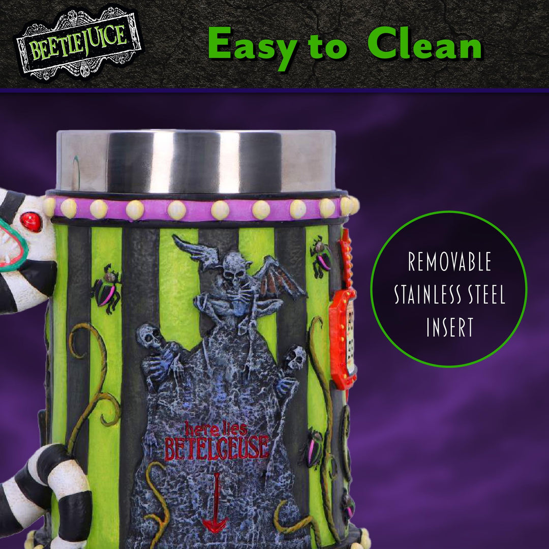 Beetlejuice Tankard 17cm