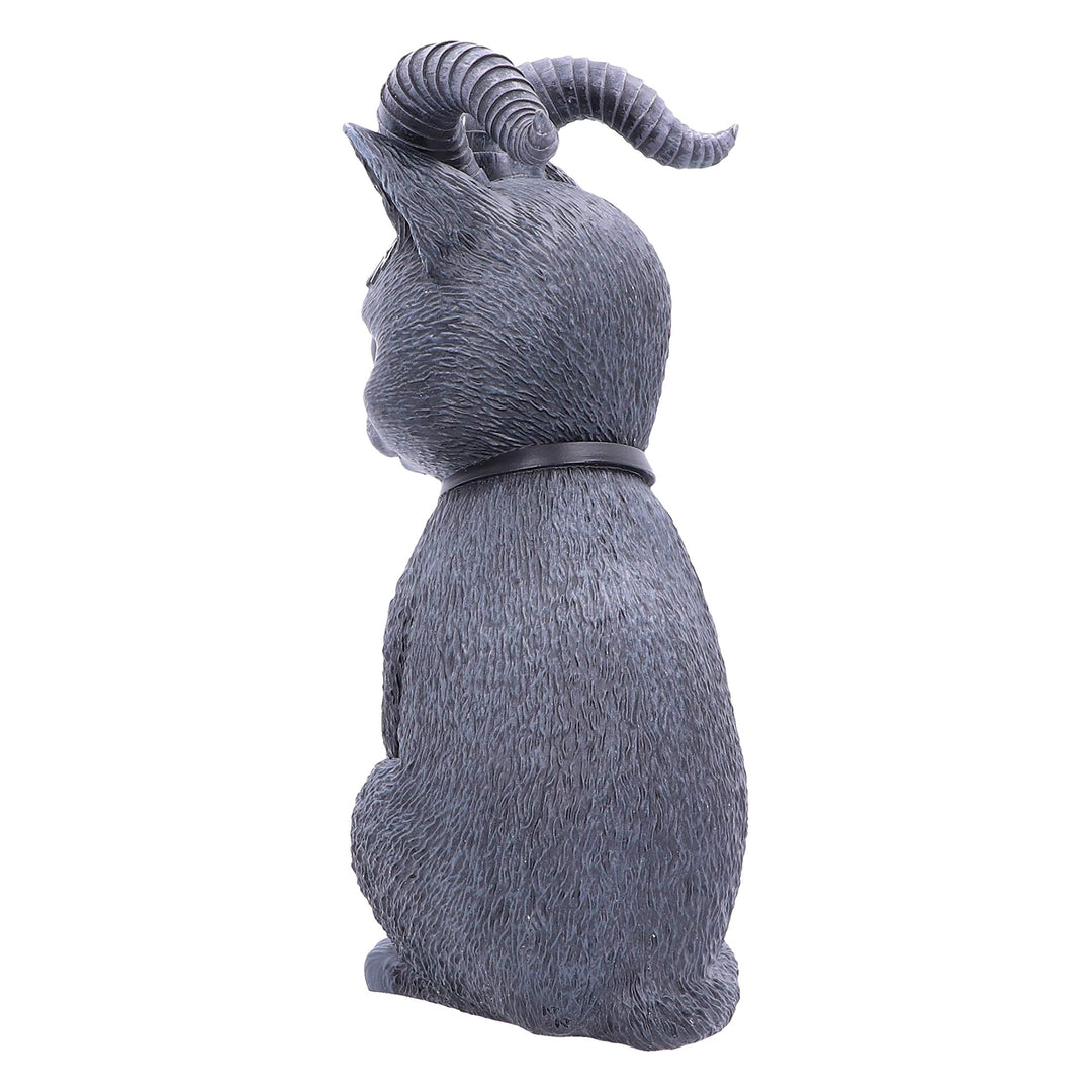 Large Pawzuph Horned Occult Cat Figurine 26.5cm