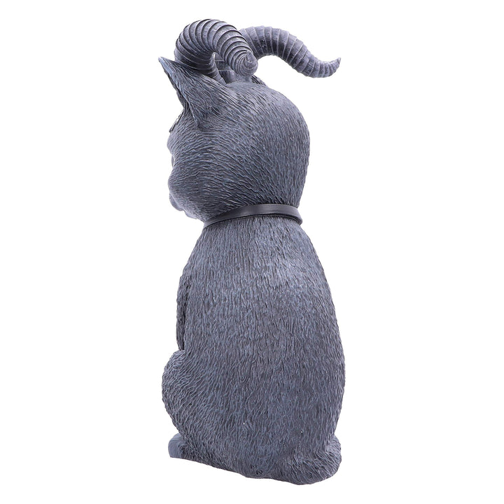 Large Pawzuph Horned Occult Cat Figurine 26.5cm