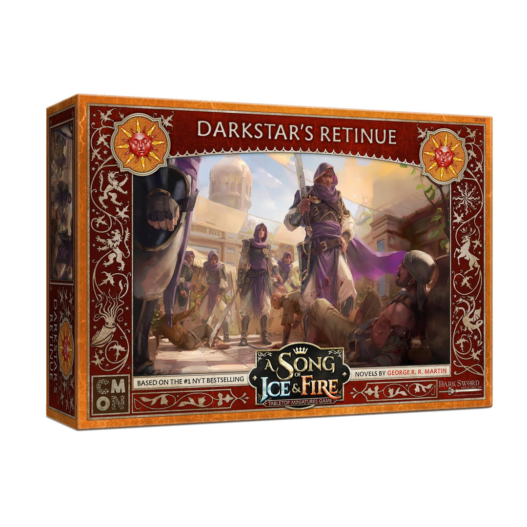 A Song of Ice and Fire Tabletop Miniatures Game Darkstar Retinue Unit Box - Lethal Warriors for Strategic Warfare, Strategy Game for Adults, Ages 14+, 2+ Players, 45-60 Minute Playtime, Made by CMON