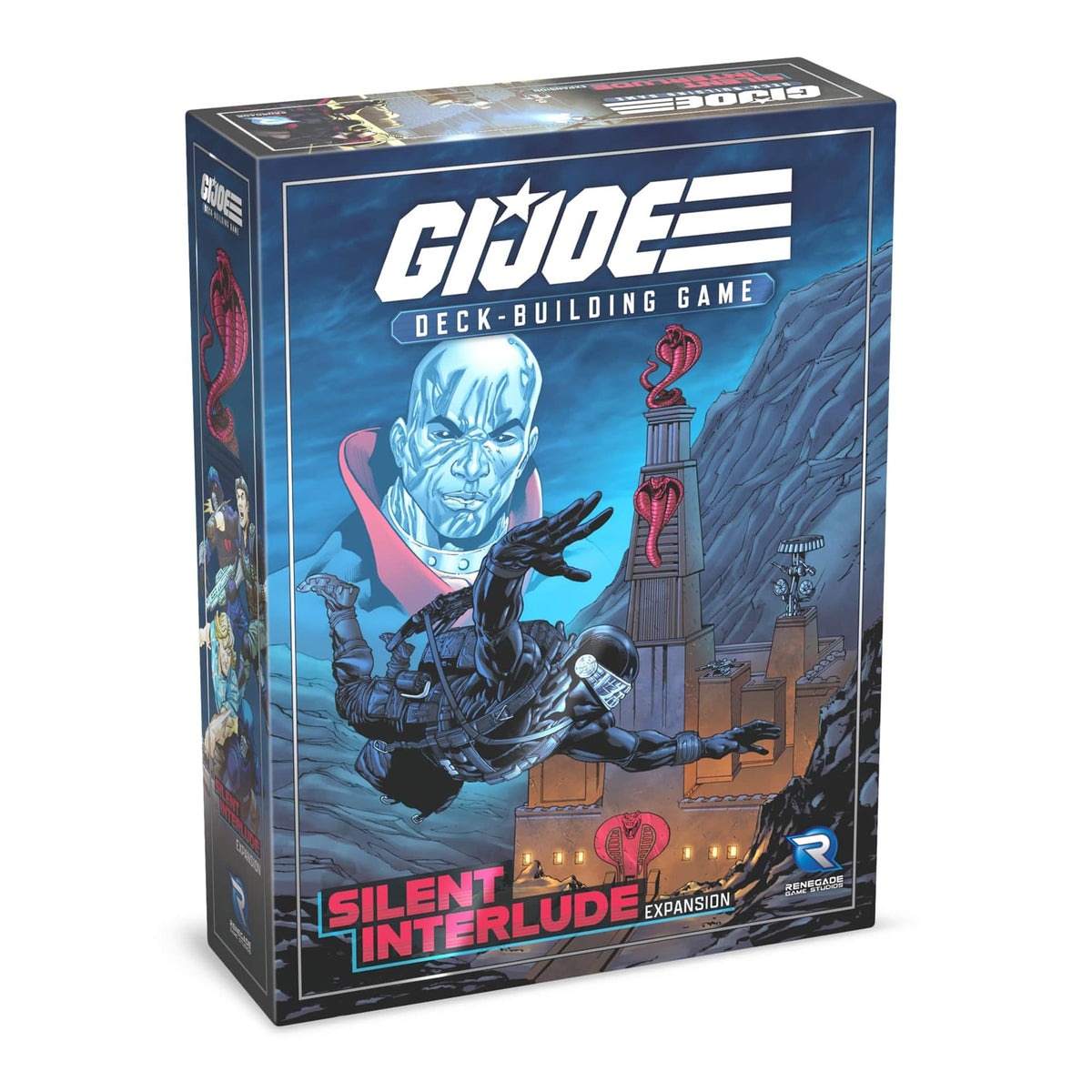 Renegade Game Studios: G.I. Joe Deck Building Game - Silent Interlude Expansion - 2 New Missions A Traitor Within & Snake Eyes, Ages 14+, 1-4 Players 2